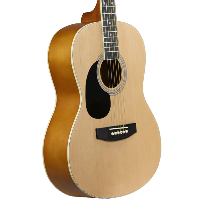 K391L Kona 39 inch Left Handed Acoustic Guitar - Natural