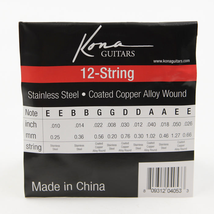 KA2012 Kona 12 String Acoustic - Light