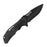 SG-KS1696BK 4.5 inch Hi Tech Grip Spring Assisted Pocket Knife - Black