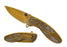 SG-KS3607GD Limited Gold Eagle Design Folding Knife