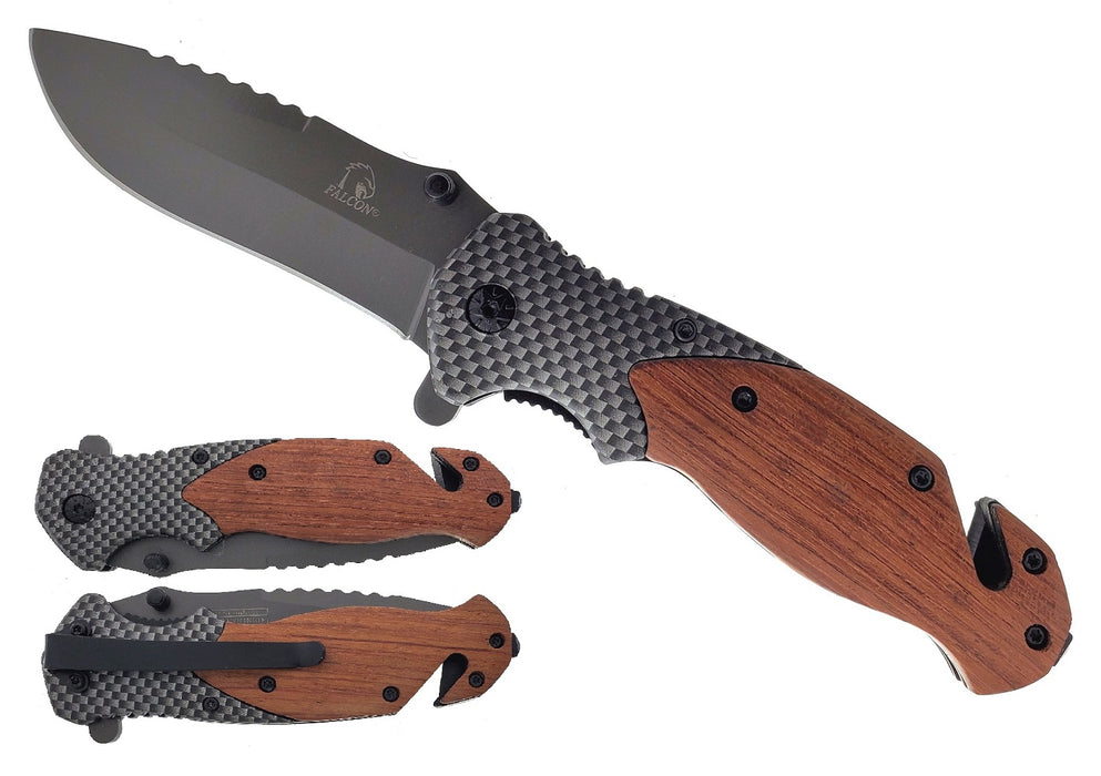 SG-KS8070WD 7.9 inch Overall Wood Handle Folding Knife