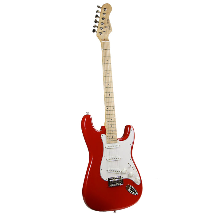 MEDCRD Main Street Double Cutaway Electric Guitar - Red