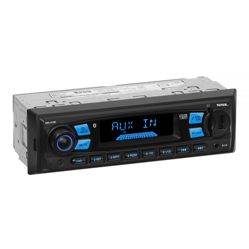 SSL-ML43B Sound Storm Labs Single Din Mechless Bluetooth Multimedia Receiver