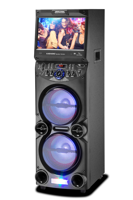 MPD10TS Max Power 10x2 Karaoke System with 15 inch LCD Touch Screen