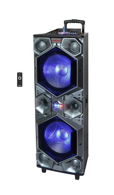 MPD157XB Max Power 15x2 X-Bass DJ Speaker System