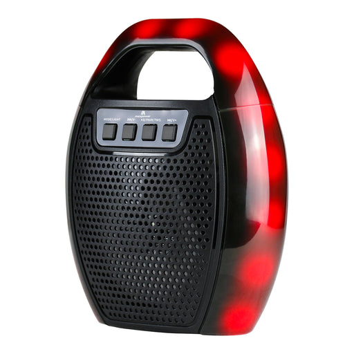 MPD449-GLOW Portable 4 inch Bluetooth Player with 5 Light Modes