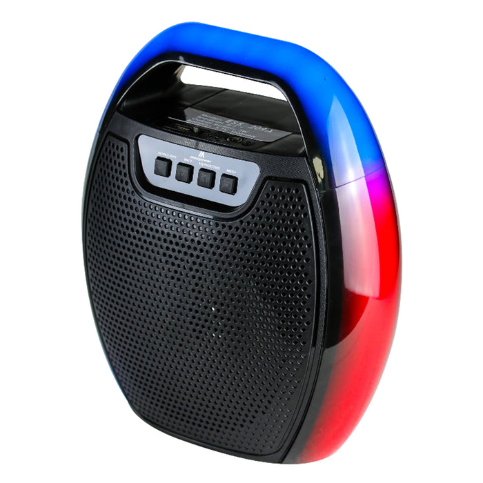 MPD659-HYPNOTIC 6.5 inch Portable Speaker with Mic and 7 Light Modes