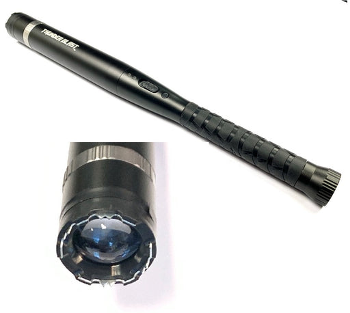 OTH1116 17 inch Baton Stun Gun with Flashlight- Black