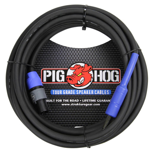 PHSC25S14 Pig Hog Tour Grade 14-Gauge Speaker Cable 1/4 to SPEAKON - 25 Foot