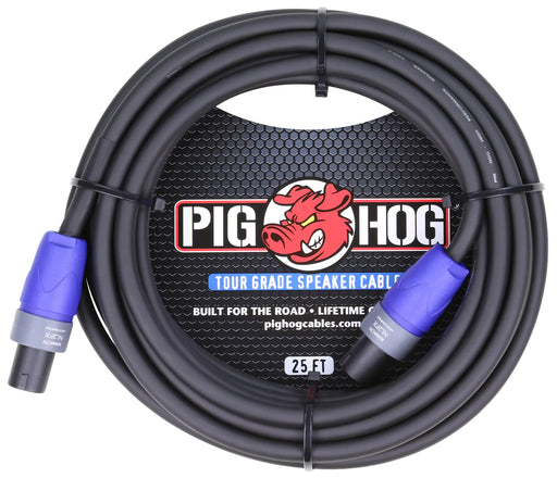 PHSC25SPK Pig Hog Tour Grade 14-Gauge Speaker Cable SPEAKON to SPEAKON - 25 Foot