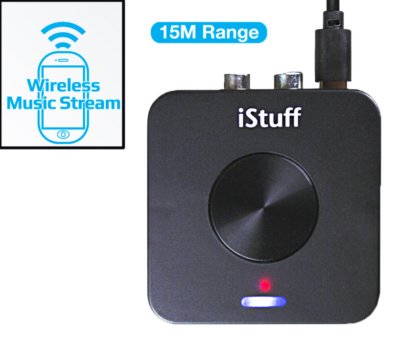 Q-RNFC-15BK iStuff 2-In-1 Wireless Music Transmitter-Receiver
