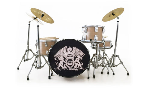 QD-325 AXE-Roger Taylor Queen Crest Tribute Drum Set Replica Collectible