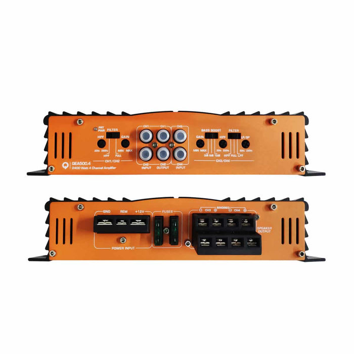 QEA500.4 2400 Watt 4 Channel Class AB Amplifier