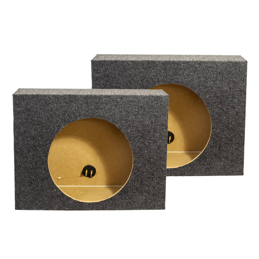 QP-TW12S 12 inch Deep Angle Single Twin Boxes - Pair
