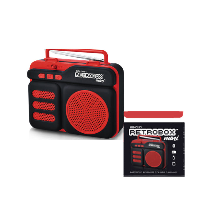 forvirring Partina City Uretfærdighed RTX-10RED Retrobox Mini Bluetooth Radio - Red — M&M Merchandisers