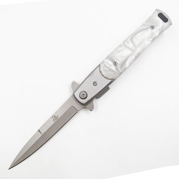 SG-KS1107SL 4in Blade Assist Knife Pearl Handle