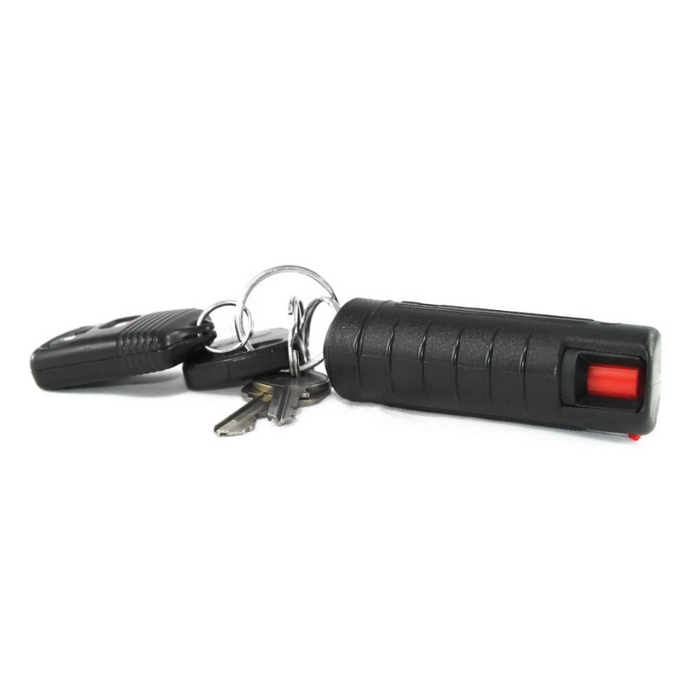 SW3HBK18 Streetwise Keychain Pepper Spray 0.5 oz Hard Case - Black