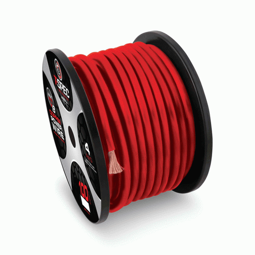 V8GT4RD-100 T-Spec 4 AWG Red Primary Wire