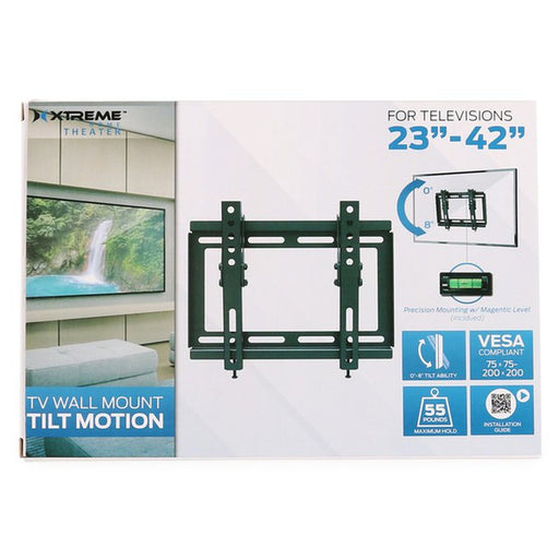 XT-XMB1-0129-BLK Xtreme Tilting TV Wall Mount 23-42 inch