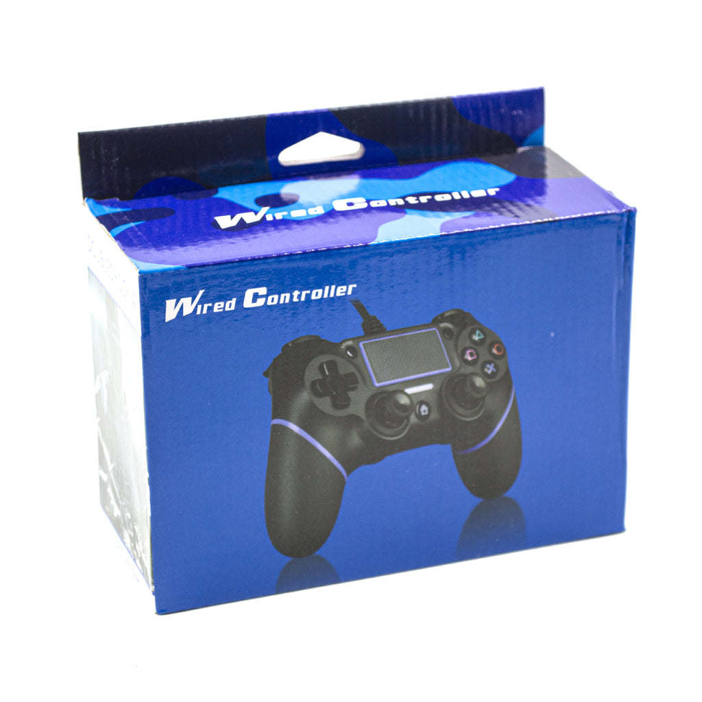 YCED-PS4WD PS4 Controller Wired Black box package — M&M Merchandisers