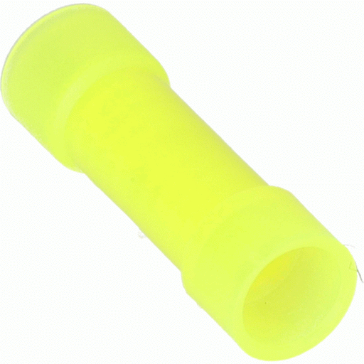 YNBC YellowNylon Butt Conn 12-10 ga - 100pk