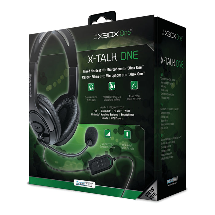 DGXB16617 X-TALK ONE GAMING HEADSET FOR XBOX ONE