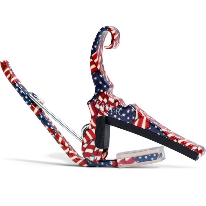 KG6F Kyser Quick Change Capo - Red White and Blue