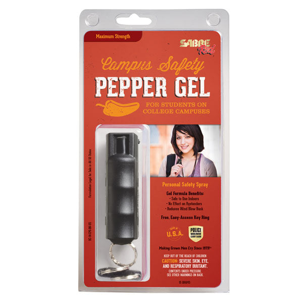 HC-14-CPG-BK-US Sabre Campus Safety Pepper Gel Black