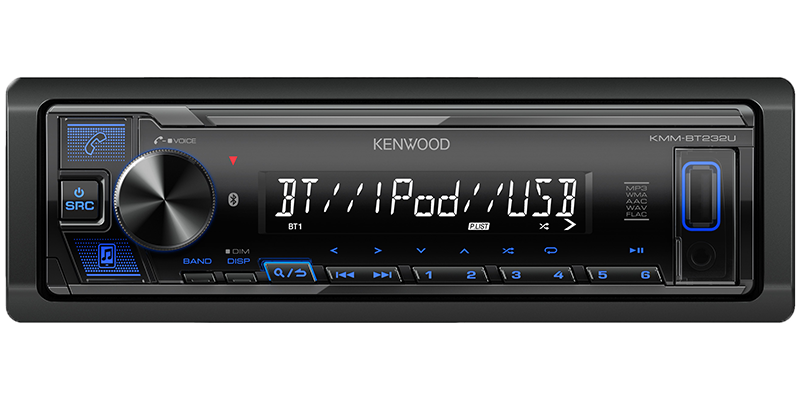 KMM-BT282U Kenwood 200 Watt Digital Media Receiver with Bluetooth And Detachable Face
