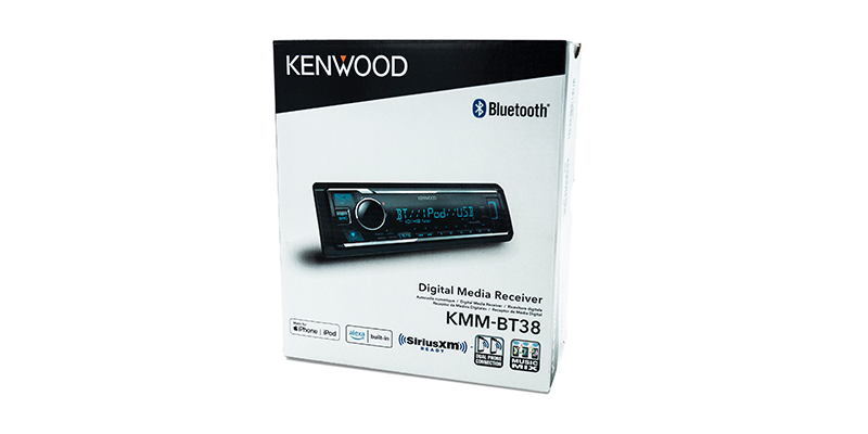 KMM-BT38 Kenwood 200 Watt Multimedia Receiver With Bluetooth And Alexa