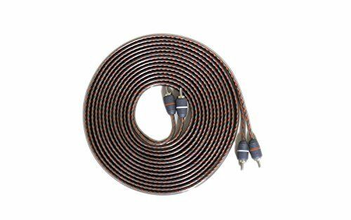 EARCA20 Elite Audio 20 ft Shielded RCA Amp interconnecting Cable